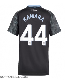 Billige Fotballdrakt Aston Villa Boubacar Kamara #44 Replika Bortedrakt Dame 2025-26 Kortermet Billige Fotballdrakt Aston Villa Boubacar Kamara #44 Replika Bortedrakt Dame 2025-26 Kortermet